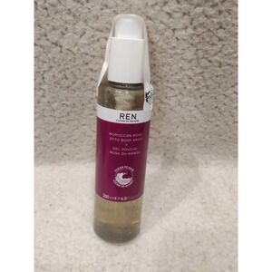 REN Clean Skincare Moroccan‎ Rose Otto Body Wash6.8 fl oz (200ml) Brand New